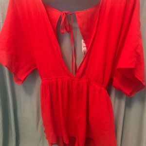 Forever 21 sexy sheer romper